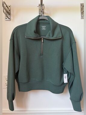 Old Navy Petites Bounce Fleece Half-Zip Pullover Sweatshirt